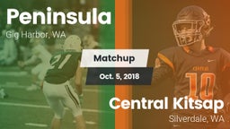 Matchup: Peninsula High vs. Central Kitsap  2018