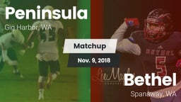 Matchup: Peninsula High vs. Bethel  2018