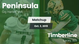 Matchup: Peninsula High vs. Timberline  2019