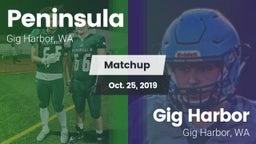 Matchup: Peninsula High vs. Gig Harbor  2019