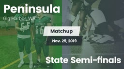 Matchup: Peninsula High vs. State Semi-finals 2019