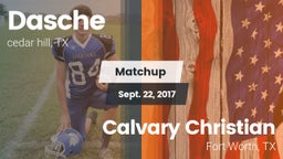 Matchup: Dallas Christian Hom vs. Calvary Christian  2017