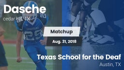 Matchup: Dallas Christian Hom vs. Texas School for the Deaf  2018
