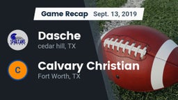 Recap: Dasche vs. Calvary Christian  2019