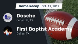 Recap: Dasche vs. First Baptist Academy 2019
