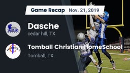 Recap: Dasche vs. Tomball Christian HomeSchool  2019