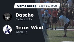 Recap: Dasche vs. Texas Wind 2020
