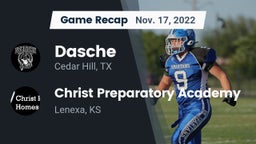Recap: Dasche vs. Christ Preparatory Academy 2022