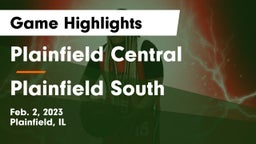 Plainfield Central  vs Plainfield South  Game Highlights - Feb. 2, 2023
