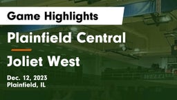Plainfield Central  vs Joliet West  Game Highlights - Dec. 12, 2023