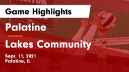 Palatine  vs Lakes Community  Game Highlights - Sept. 11, 2021