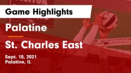Palatine  vs St. Charles East  Game Highlights - Sept. 10, 2021