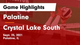 Palatine  vs Crystal Lake South  Game Highlights - Sept. 25, 2021