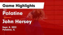 Palatine  vs John Hersey  Game Highlights - Sept. 8, 2022