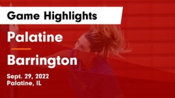 Palatine  vs Barrington  Game Highlights - Sept. 29, 2022