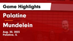 Palatine  vs Mundelein  Game Highlights - Aug. 30, 2023