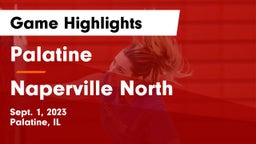Palatine  vs Naperville North  Game Highlights - Sept. 1, 2023