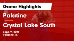 Palatine  vs Crystal Lake South  Game Highlights - Sept. 9, 2023