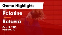 Palatine  vs Batavia  Game Highlights - Oct. 14, 2023