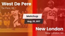 Matchup: West De Pere vs. New London  2017