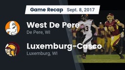 Recap: West De Pere  vs. Luxemburg-Casco  2017