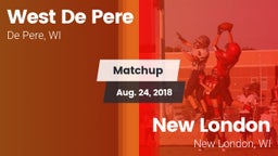 Matchup: West De Pere vs. New London  2018