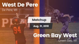 Matchup: West De Pere vs. Green Bay West 2018