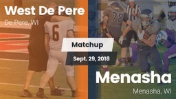 Matchup: West De Pere vs. Menasha  2018