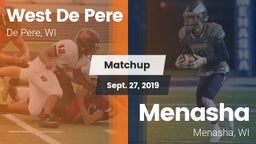 Matchup: West De Pere vs. Menasha  2019