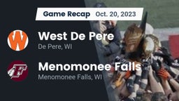 Recap: West De Pere  vs. Menomonee Falls  2023