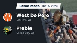 Recap: West De Pere  vs. Preble  2023