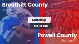 Matchup: Breathitt County vs. Powell County  2017