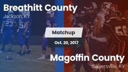 Matchup: Breathitt County vs. Magoffin County  2017