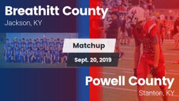 Matchup: Breathitt County vs. Powell County  2019