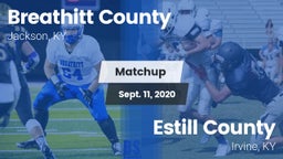 Matchup: Breathitt County vs. Estill County  2020