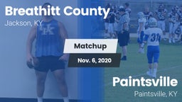 Matchup: Breathitt County vs. Paintsville  2020