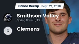 Recap: Smithson Valley  vs. Clemens 2018