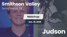 Matchup: Smithson Valley vs. Judson 2018
