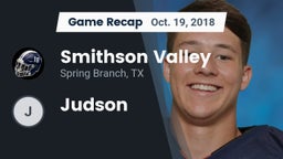Recap: Smithson Valley  vs. Judson 2018