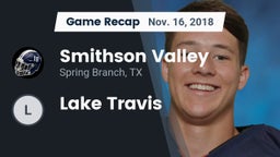 Recap: Smithson Valley  vs. Lake Travis 2018