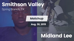 Matchup: Smithson Valley vs. Midland Lee 2019
