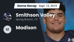 Recap: Smithson Valley  vs. Madison 2019