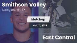 Matchup: Smithson Valley vs. East Central 2019