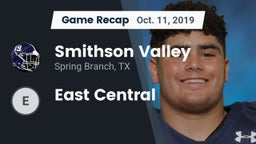 Recap: Smithson Valley  vs. East Central 2019