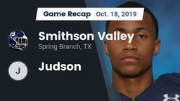 Recap: Smithson Valley  vs. Judson 2019