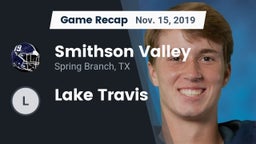 Recap: Smithson Valley  vs. Lake Travis 2019