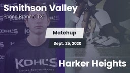 Matchup: Smithson Valley vs. Harker Heights 2020