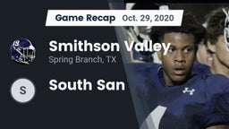 Recap: Smithson Valley  vs. South San 2020