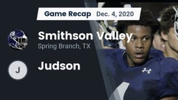 Recap: Smithson Valley  vs. Judson 2020