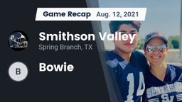 Recap: Smithson Valley  vs. Bowie 2021